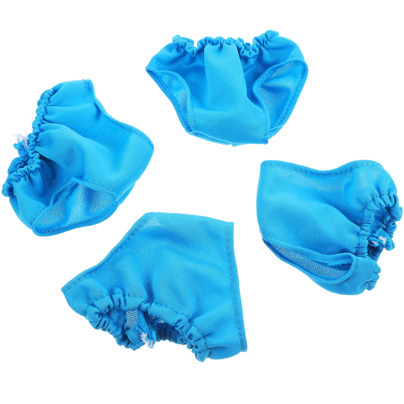 

4Pcs Miniature Underpants Elastic Band Soft Fabric Reusable Underwear Clothes Accessories Pretend Play Gift for Kids