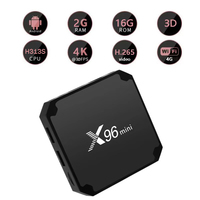 Original X96 Mini Smart TV Box Android 11 H313 S Quad Core 2GB 16GB 4G WiFi Media Player Set Top Box 4K HD tv box android tv