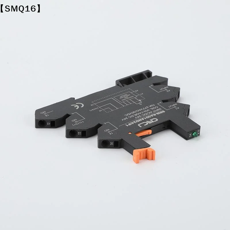 1Pcs SRM-RA501AND24-P1 Black Direct Current Ultra-Slim Relay Module Alternating Current Rail Type Slim Relay Base【SMQ】