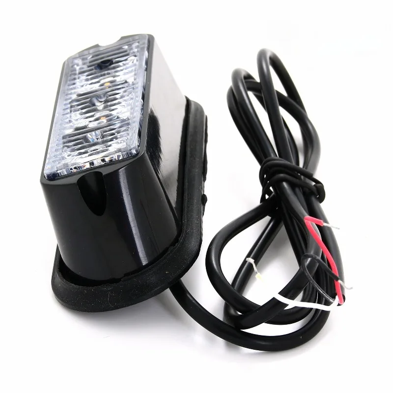 

Водонепроницаемый 3 светодиодный автомобильный стробоскоп аварийный маяк вспышки полицейская предупреждающая лампа 12 В 12 режимов 2 шт. хороший