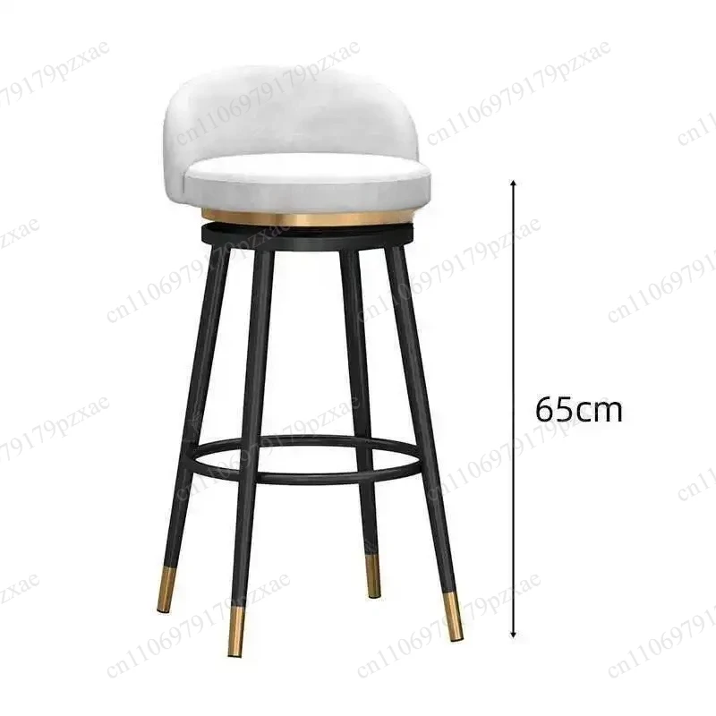 Modern Minimalist Counter‑Height Bar Stools, Comfortable Nordic‑Style Chairs for Restaurant and Garden