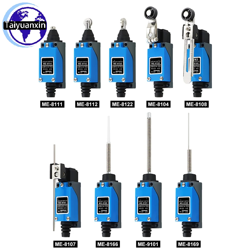 Limit Sensor Micro Switch ME-8108 ME-8104 ME-8107 ME-8111 ME-8112 ME-8122 ME-8166 ME-8169 ME-9101 Momentary NO NC Roller Switch