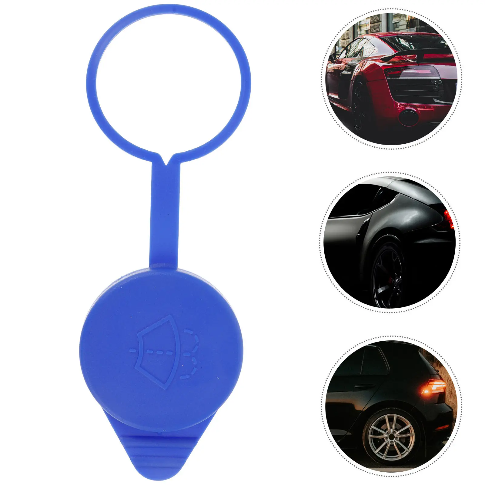 

Windshield Washer Cap Cp9z17a605a for Car Windshield Washer Fluid Reservoir Tank Bottle Cap Indicator Sturdy Plastic