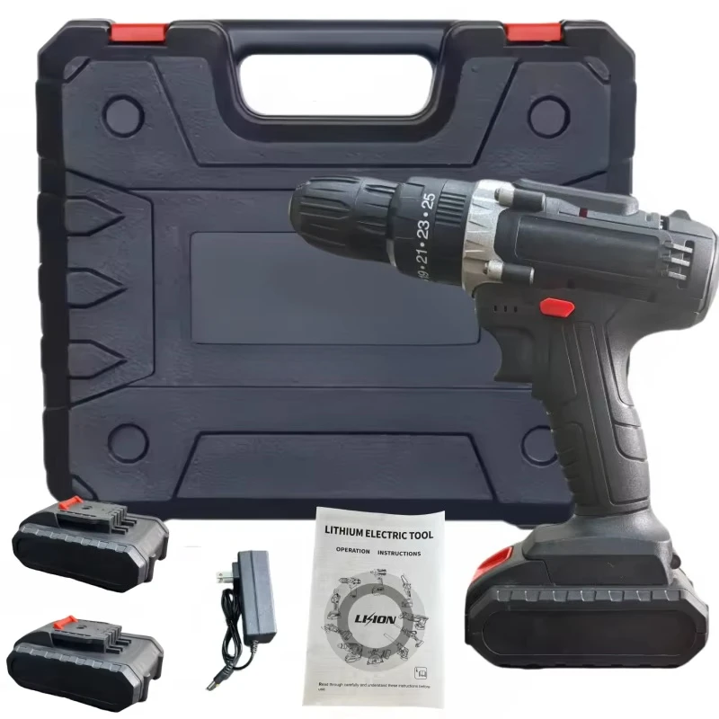 مثقاب صغير يدويا ومطرقة مثقاب محرك بطارية مصدر طاقة متغير السرعة للخشب DIY دعم OEM قابل للتخصيص #2