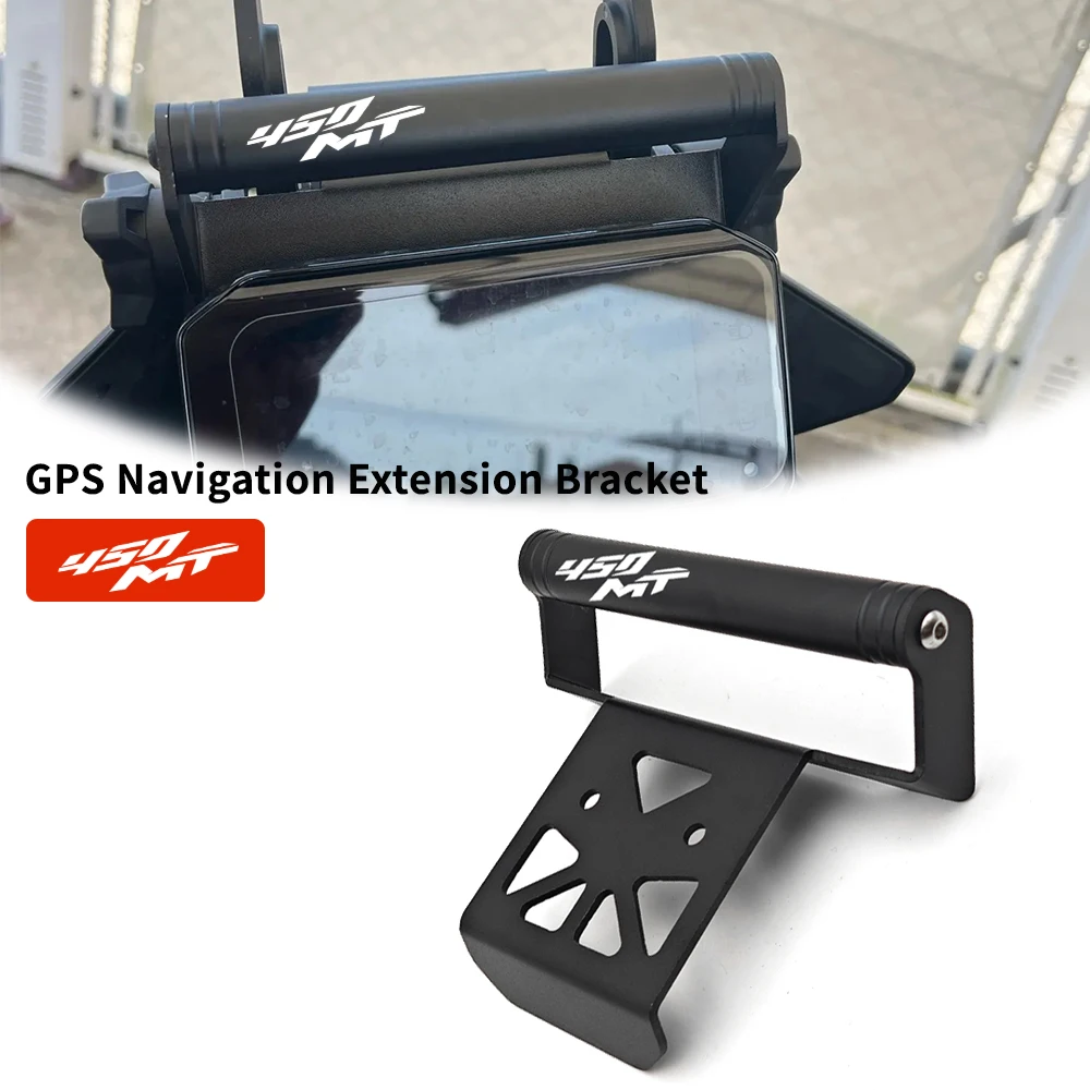 ل CF 450MT 450 MT 2024 2025 الهاتف لتحديد المواقع والملاحة جبل قوس MT450 دراجة نارية المقود بار تمديد حامل حامل