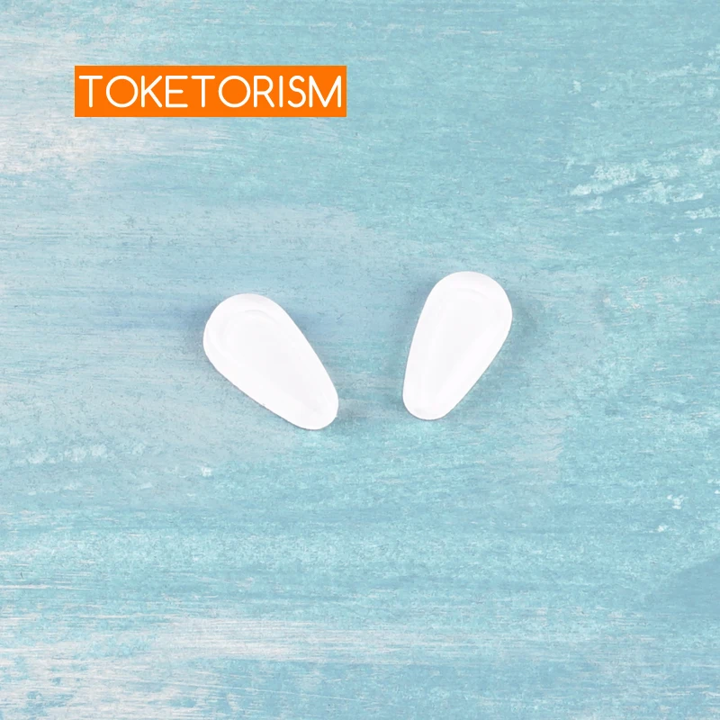 Toketorism Silicone Nose Pads Soft Nose Pads For Glasses Sunglasses Anti Slip Eye glasses Accessories 400TB image 3