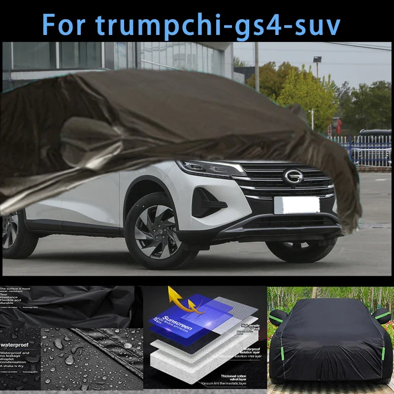 

For trumpchi-gs4-suv Outdoor Protection Full Car Covers Snow Cover Sunshade Waterproof Dustproof Exterior Car accessories