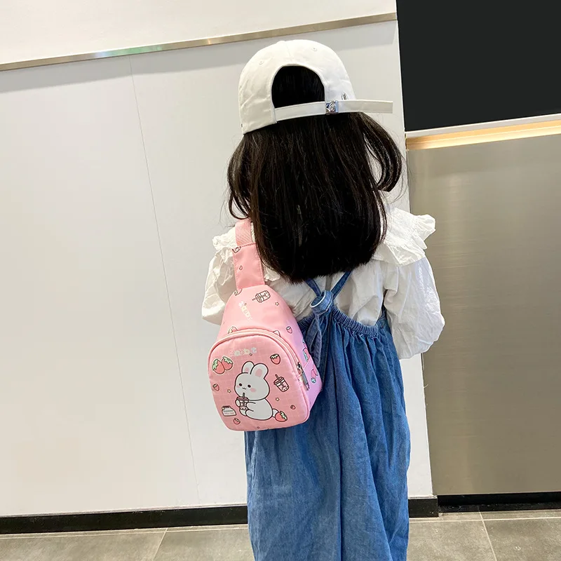 Sac messager mignon pour enfants, sacs de poitrine pour enfants, sac à main pour femmes, sacs en toile de dessin animé, sacs pour mère et fille