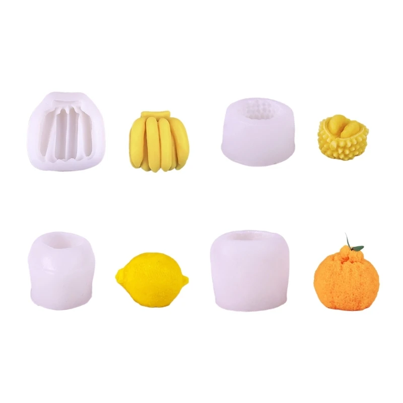 Fruit Shaped Molds Durians/Lemon/Banana/Oranges Mould Jewelry Supplies dropshipping