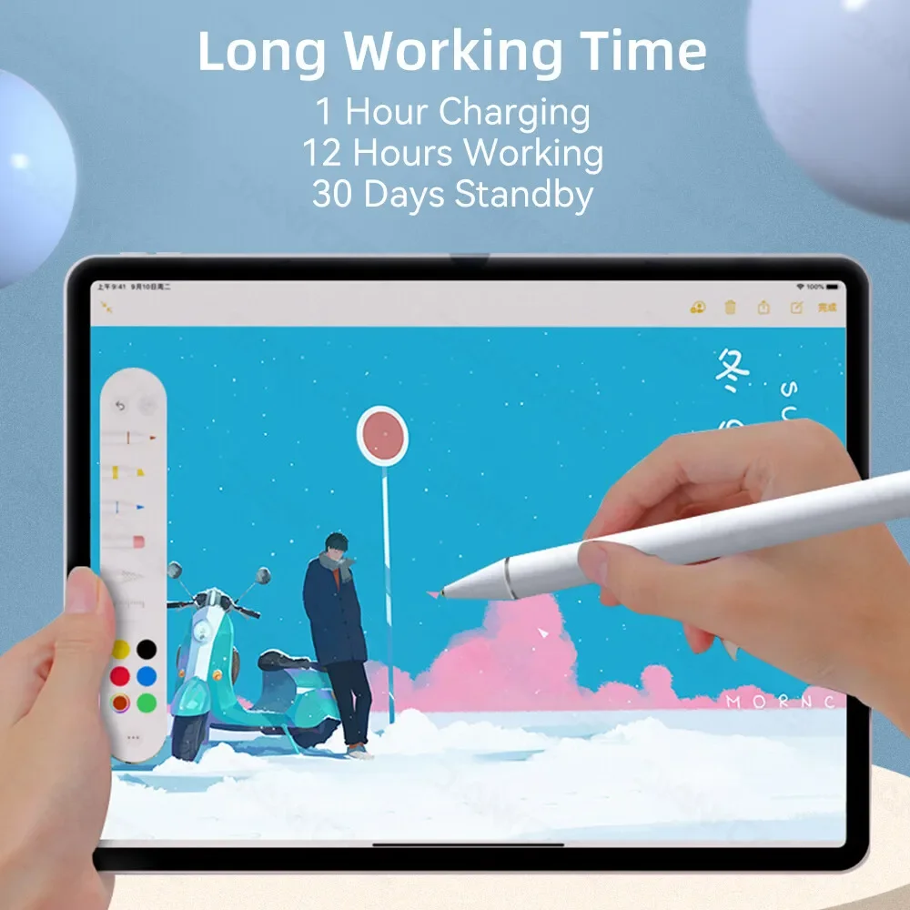 Universal Tablet Stylus Pen for Android iPad Touch Screen Pencil For Xiaomi Samsung Tablet Mobile Phone Pen Easily Fast Charging