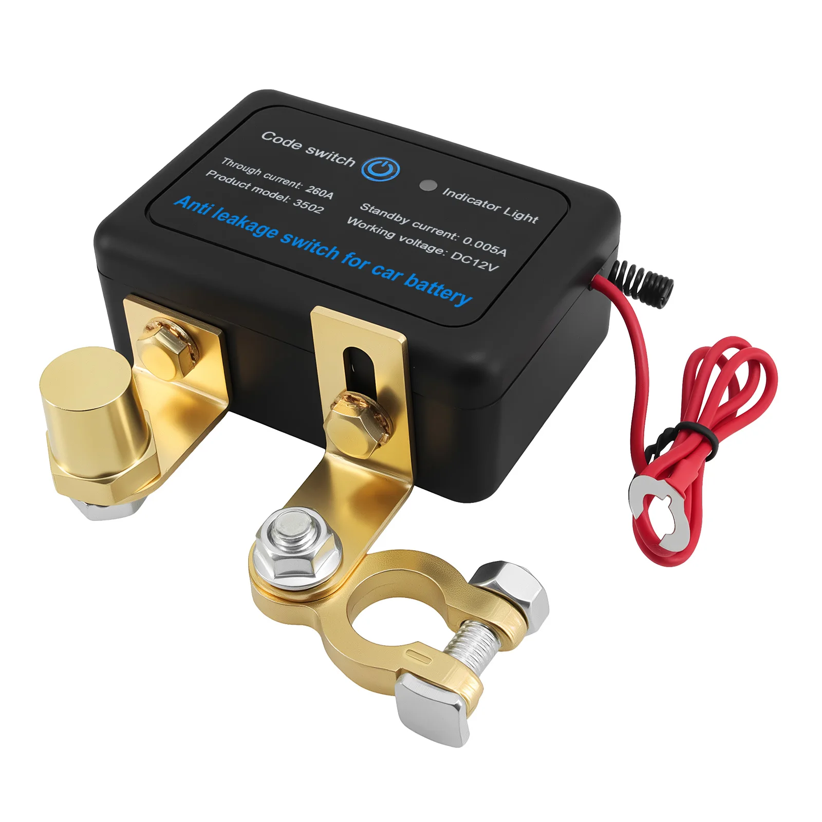 Auto 260A Batterie-Trennschalter mit Fernbedienung 12V Batterietrennschalter Ferngesteuerter Isolierschalter – Detail 10
