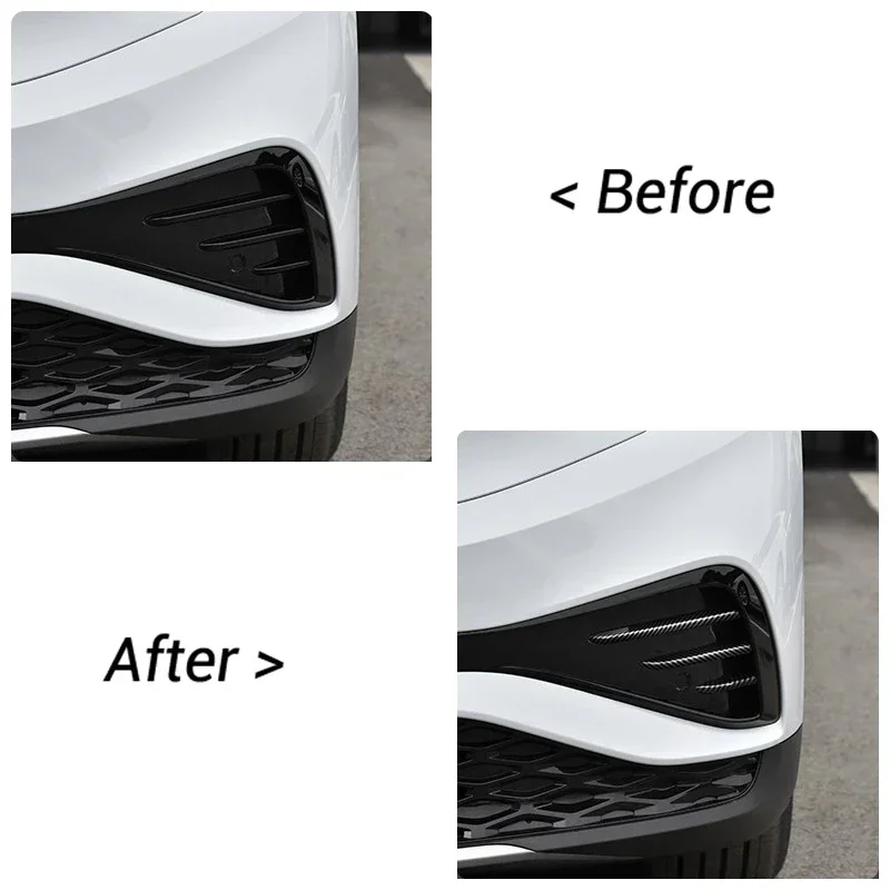 Car Front Billet Grille ABS Trim for VW ID.4 X PRO 2021 2022 2023 Strips Horizontal Mesh Garnish Accessories Styling Stickers