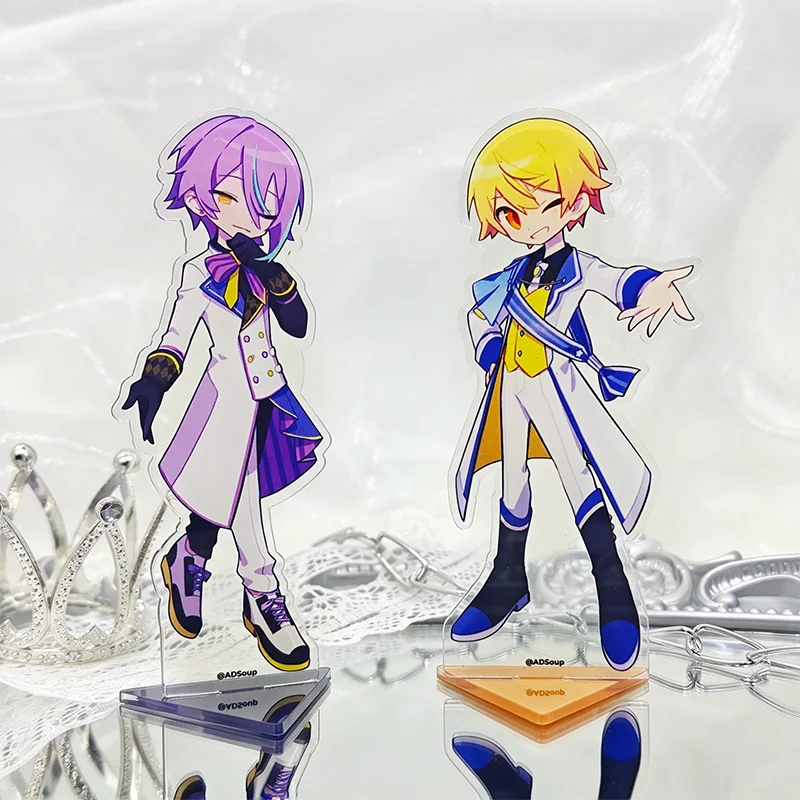 Game Project SEKAI TENMA TSUKASA Kamishiro Rui Cosplay Standing Plate Kawaii Acrylic Figure Stand 2Pcs/set Desktop Ornament Prop