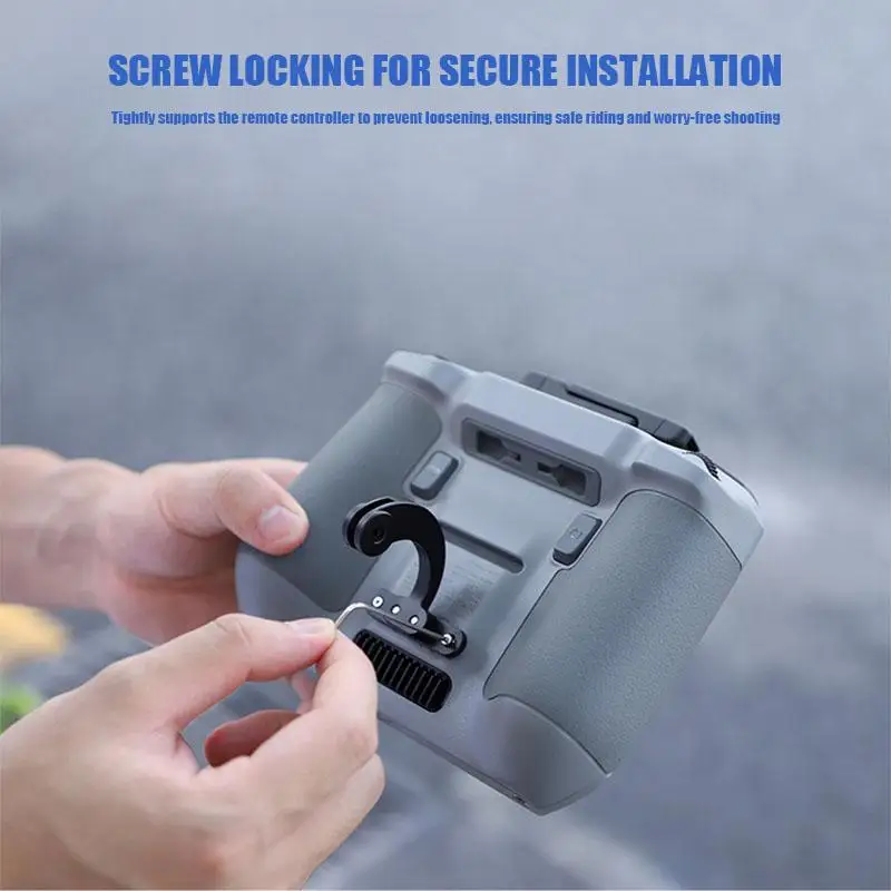 For DJI Air 3 3s/Mini 4 Pro/Flip/NEO Remote Control Bike Clip Mount Holder RC 2 Control Monitor Bicycle Clamp Fixation Accessory