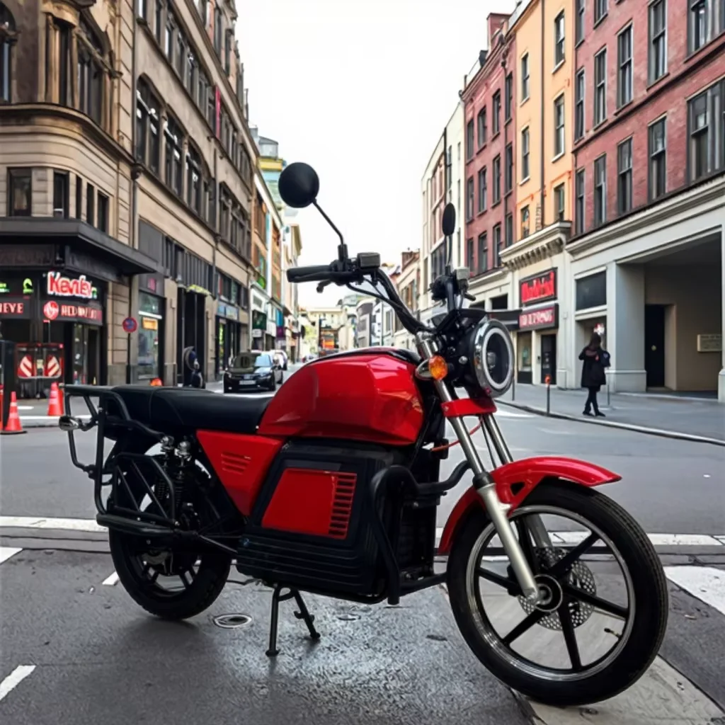 High Power 2000W Electric Bike 72V45Ah Battery Hybrid Motorcycle 61-80km/h Max Speed 200kg Loading China Made