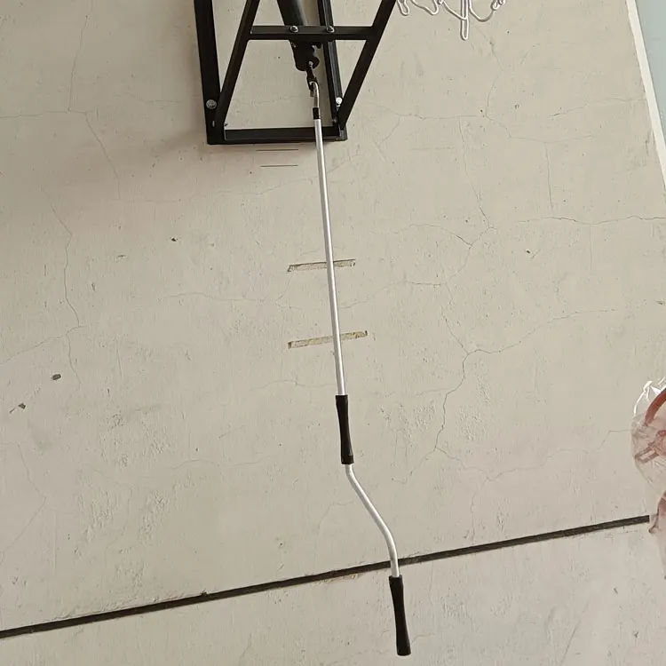 Indoor Outdoor Adult Wall-hanging Basketball Rim Hoop Backboard Adjustable Height Wall Mounted Basketball System