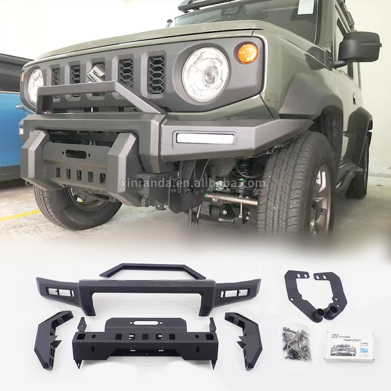 

Front Bumper for Suzuki Jimny JB74 JB64 2018- Gen4 Sierra JB74w JB64w Steel Aluminum Alloy