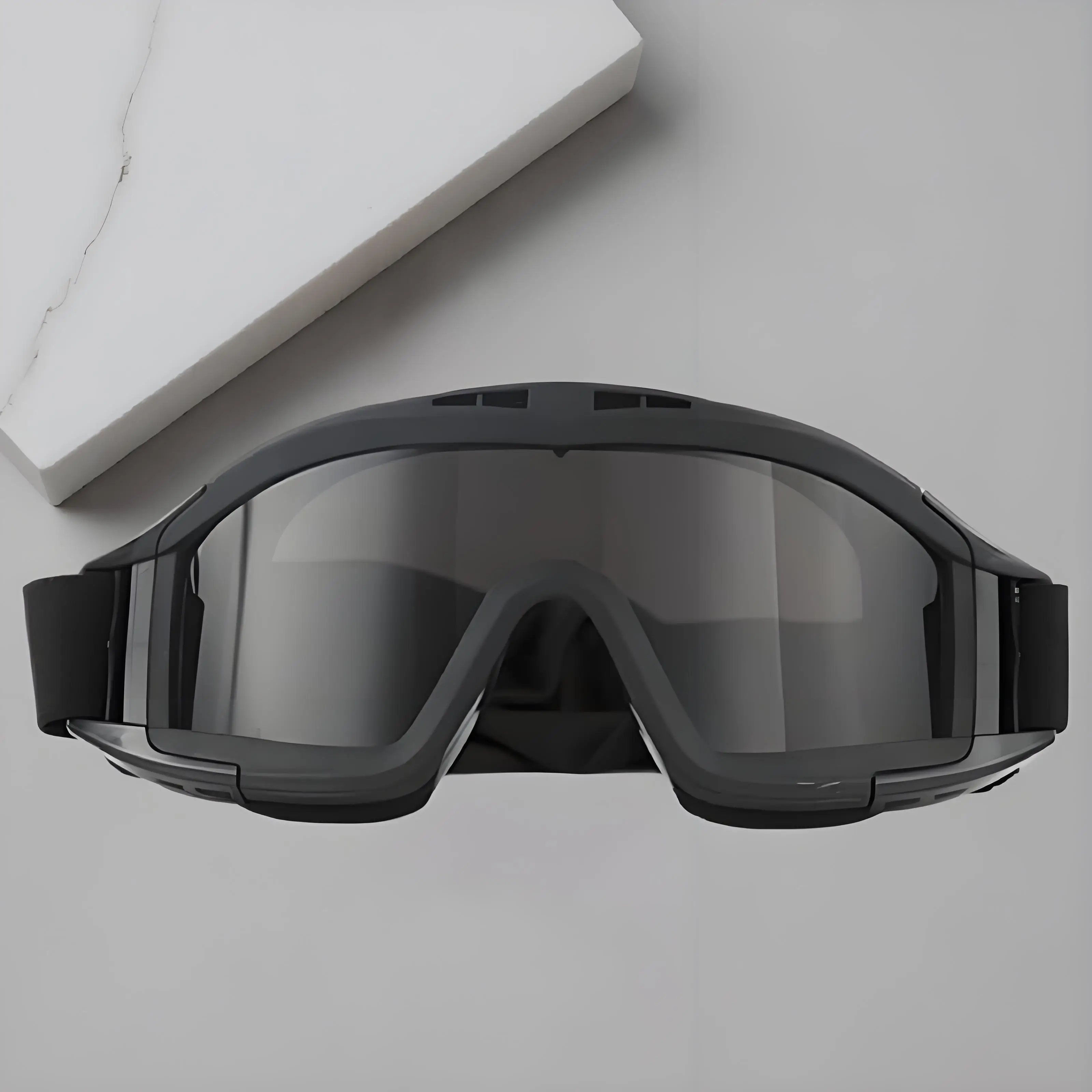 

Professional Anti-Fog Safety Goggles, UV400 Protection Motorcycle Glasses with Windproof Design for Riding & Outdoor