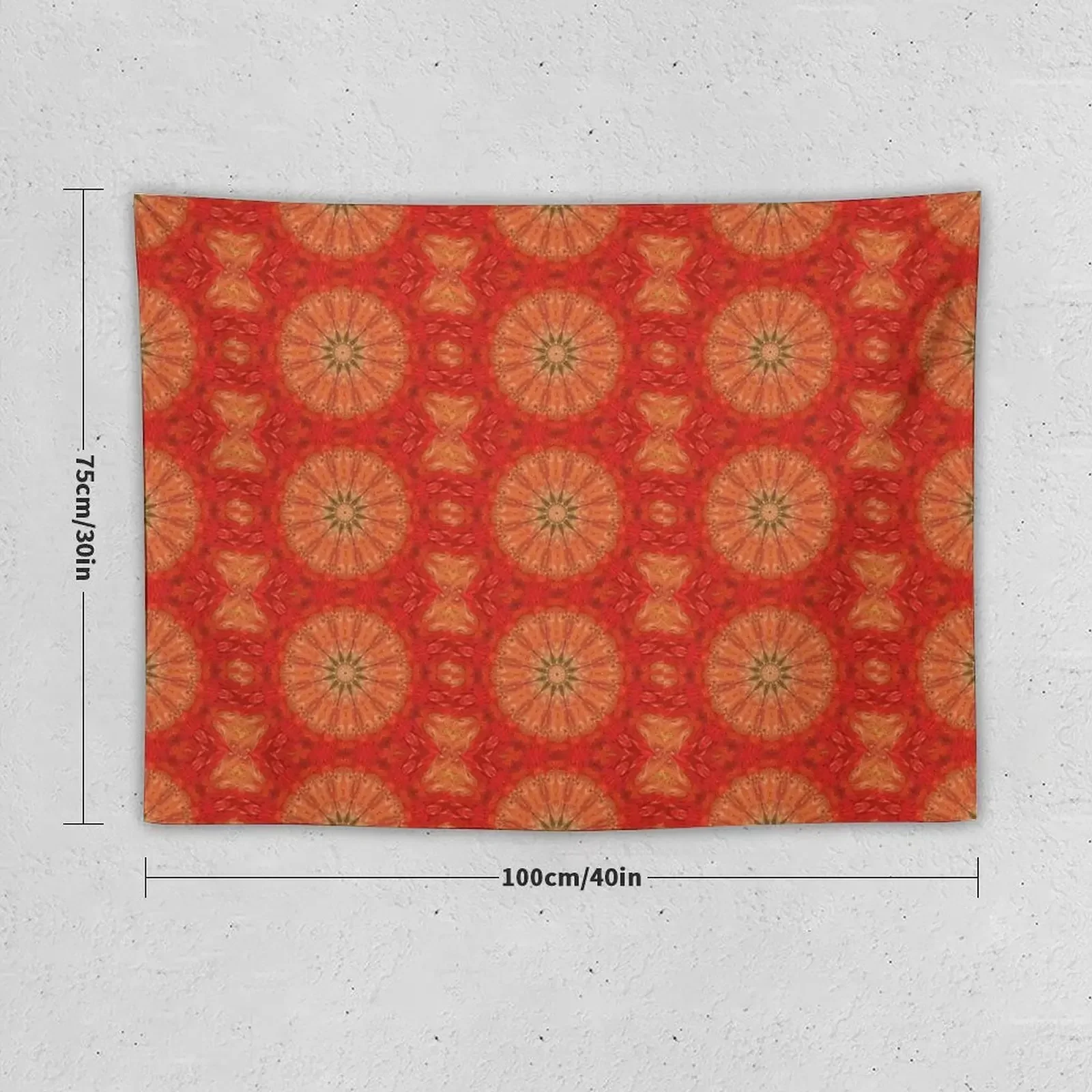 Orange burst Tapestry Wall Hangings Decoration Things To The Room Tapestry