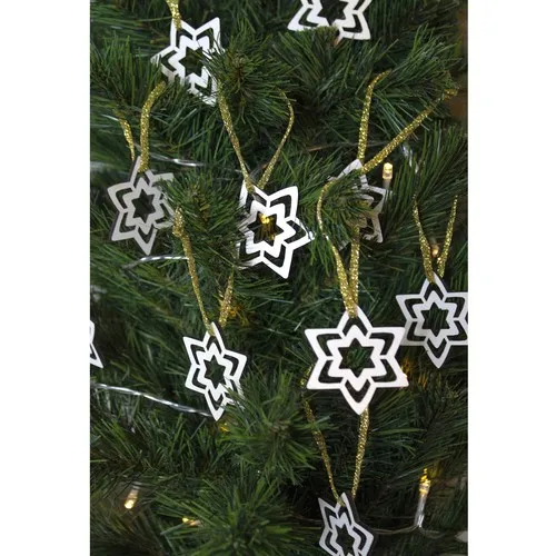 

20 pieces of Snowflake New Year Decor Bonvos Christmas Pine Tree Ornaments