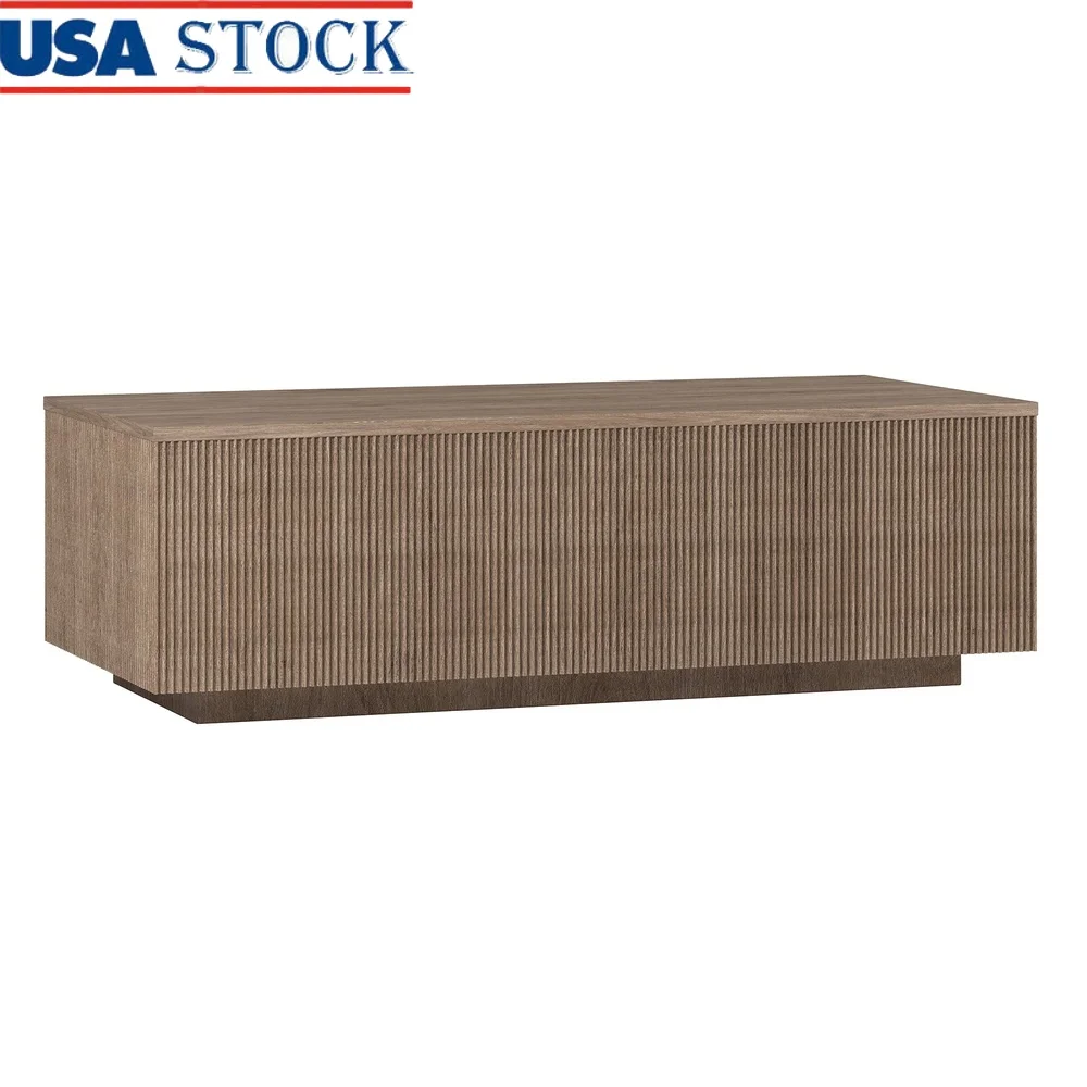 

Современный прямоугольный журнальный столик под дерево, античный серый дуб, простая сборка, внутренняя гостиная, офисная мебель