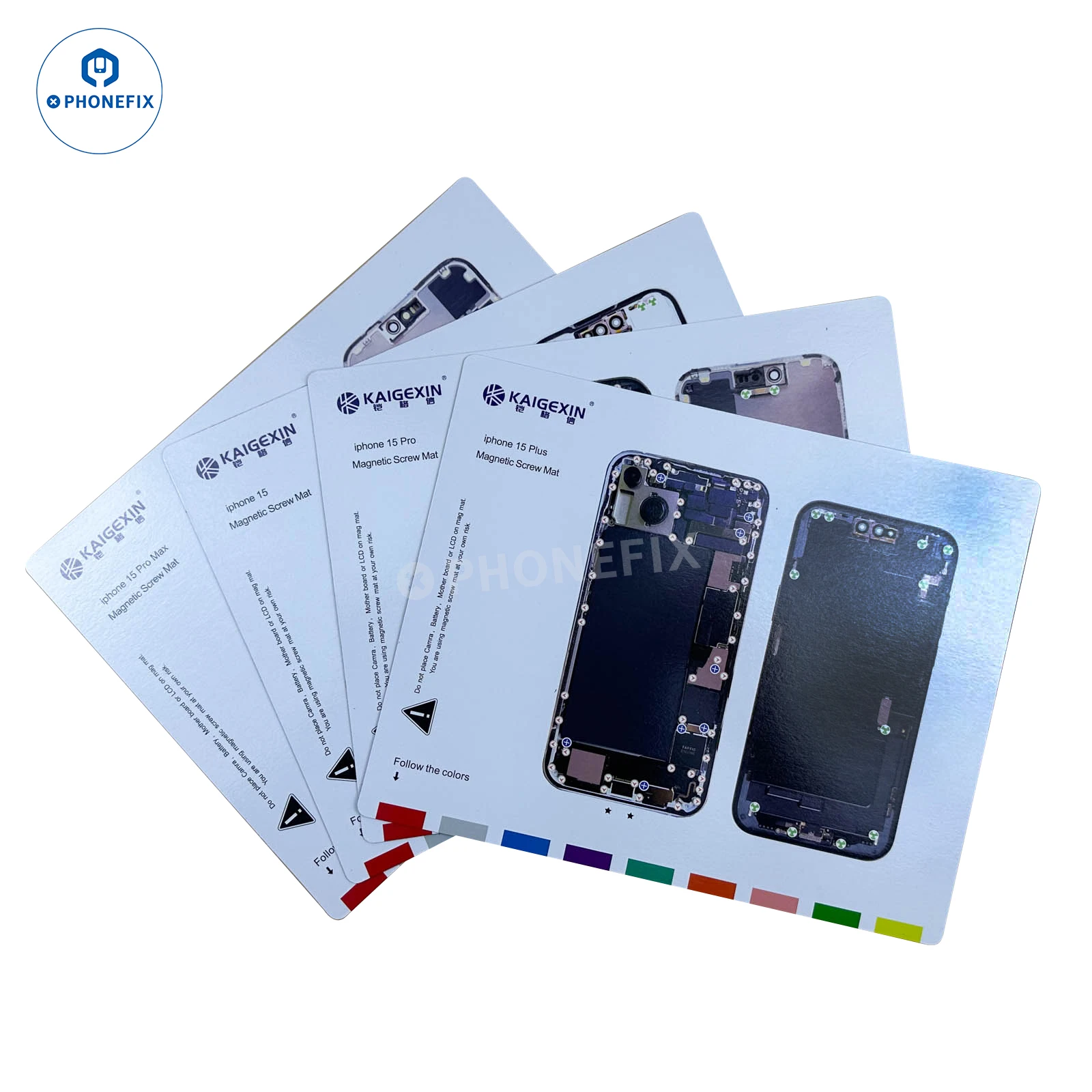 Universal Magnetic Screw Mat for IPhone 15 14 13 12 11 Pro Max X XS MAX Parts Organizer Pad Disassembly Repair Tools Platform