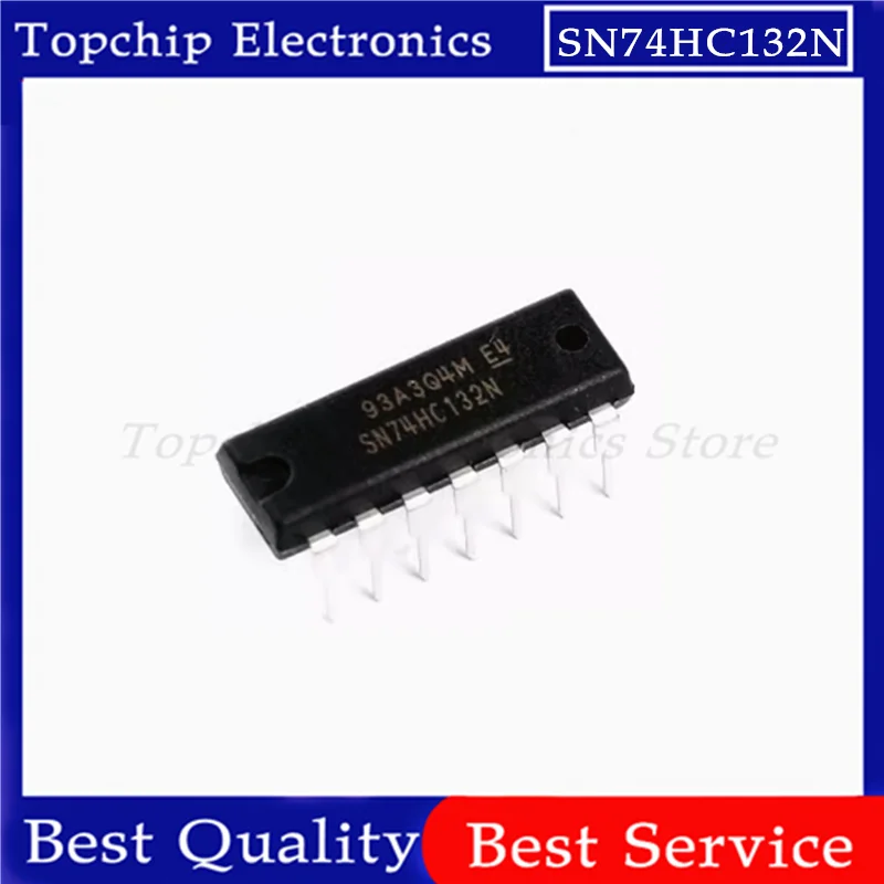 10pcs 74HC132 74HC132N SN74HC132 SN74HC132N DIP IC DIP-14