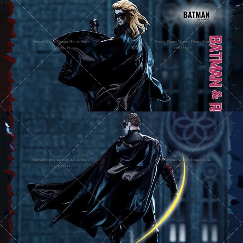 1/12 Scale Male/Female Accessories DC Batman Robin Batgirl Black Cloak Flexible Multiple Design For 7-inch Action Figure Soldier