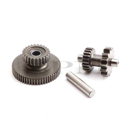 Imagen 2 del producto Engranaje de reducción de tensor de arranque de motocicleta, dientes dobles para Zongshen CB250, Motor refrigerado por agua de 250cc, Motor todoterreno, piezas de Motocross