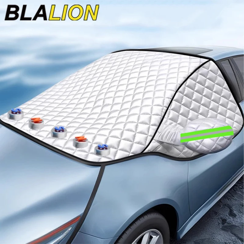 

BLALION Magnetic Front Windshield Sunshade Car Anti-exposure Anti-snow Anti-icing Cover Front Parasol Window Car Clothing Cover