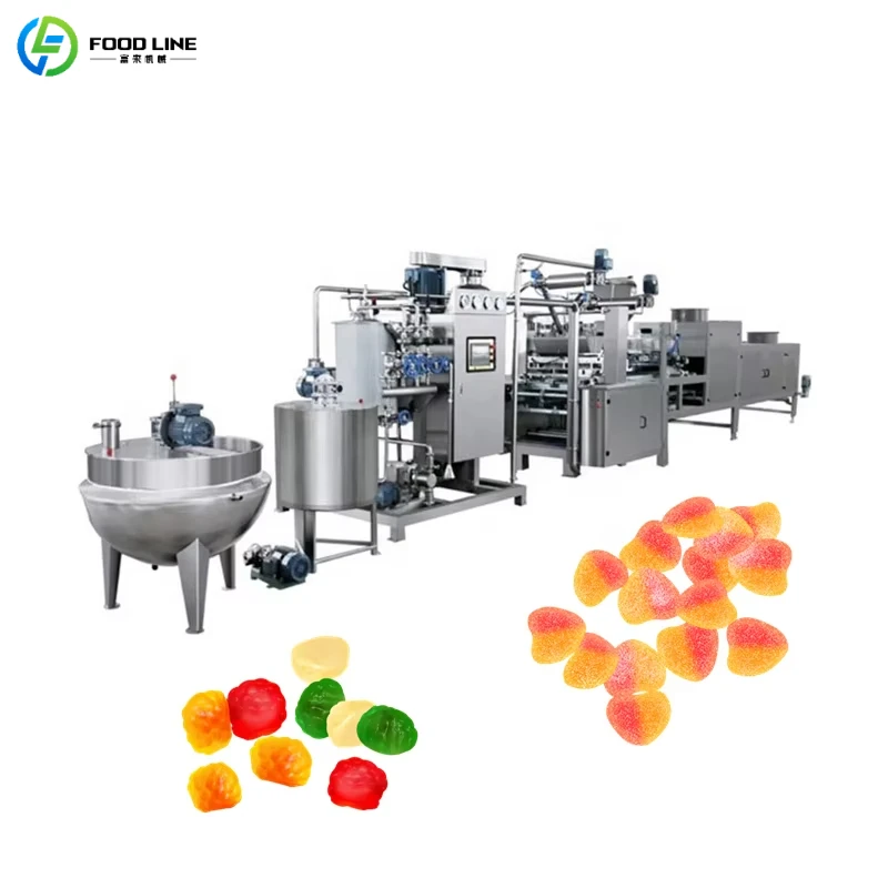 Customized Full Automatic Candy Forming Line High Output Gummy Candy Machine Reliable Jelly Candy Production Equipment