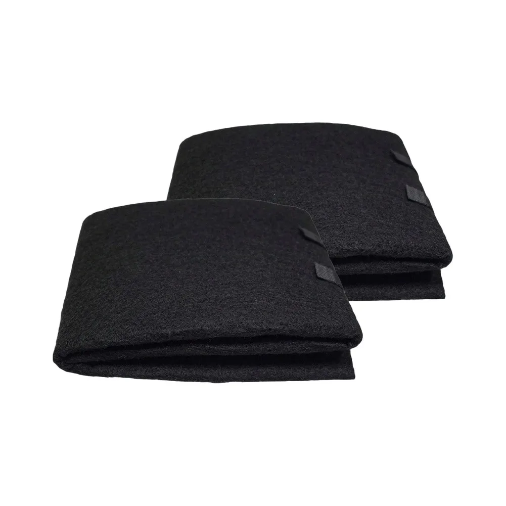 2Pcs Activated Carbon Pre-Filter For Range Hood & Air Purifier, Cuttable Fume & Grease Reduction Replacement Cartridges