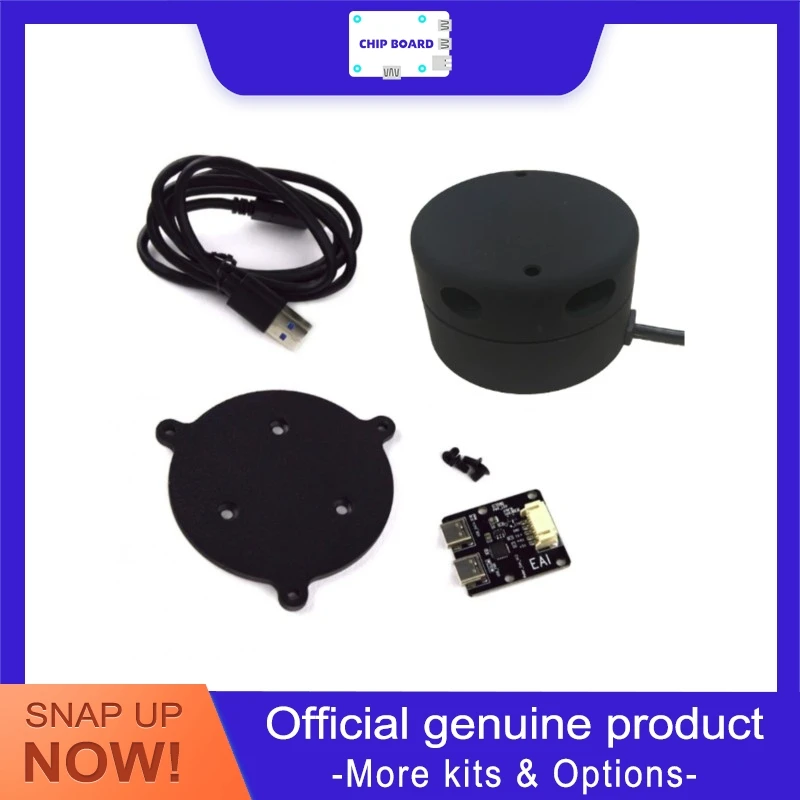 EAI YDLIDAR G2 360° Laser Ranging Sensor, ROS Compatible LiDAR for Mobile Robot Navigation Systems