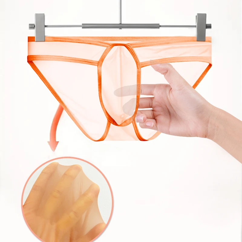 1 SZT. ADANNU Męskie Slipki Bielizna Seksowne Męskie Majtki Bikini U Convex Modne Oddychające Niskie w Pasie Męskie Figi Sissy Cueca