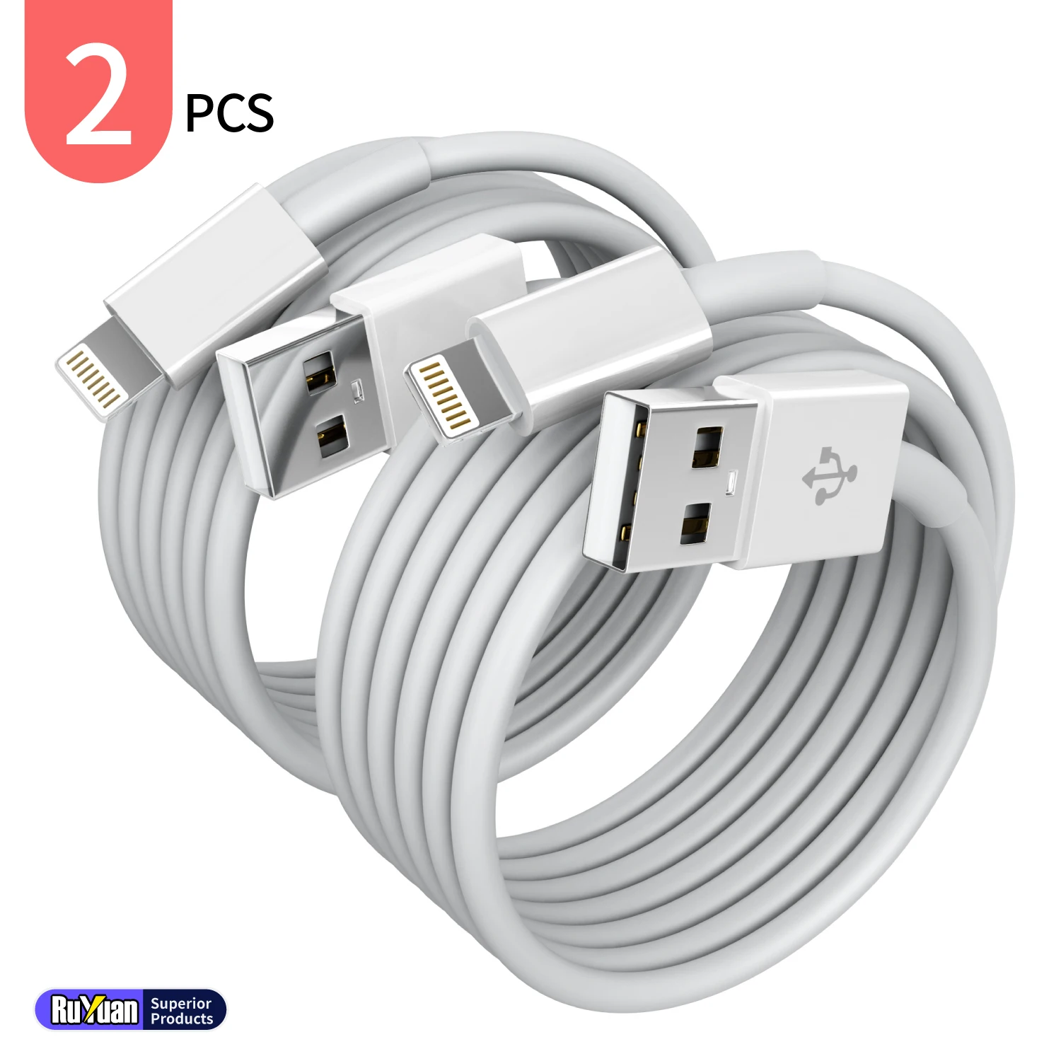 2Pcs For Iphone Cha… - image