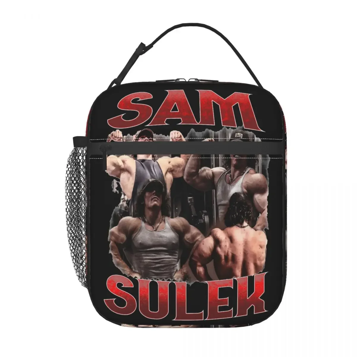 SAM SULEK-Bolsa de almuerzo aislada, contenedor de comida grande, bolsa enfriadora, bolsa de mano, fiambrera universitaria, bolsas de almacenamiento de alimentos al aire libre