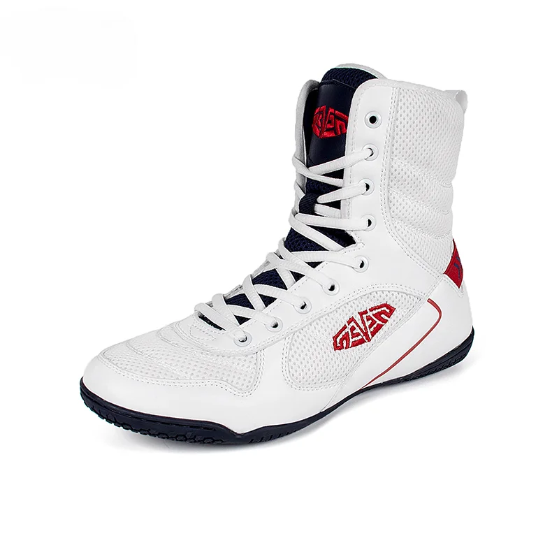 Men's Professional Boxing Shoe Competition Training Wrestling Shoes Fighting Fighting Sports Shoe Indoor Fitness High-top Shoes