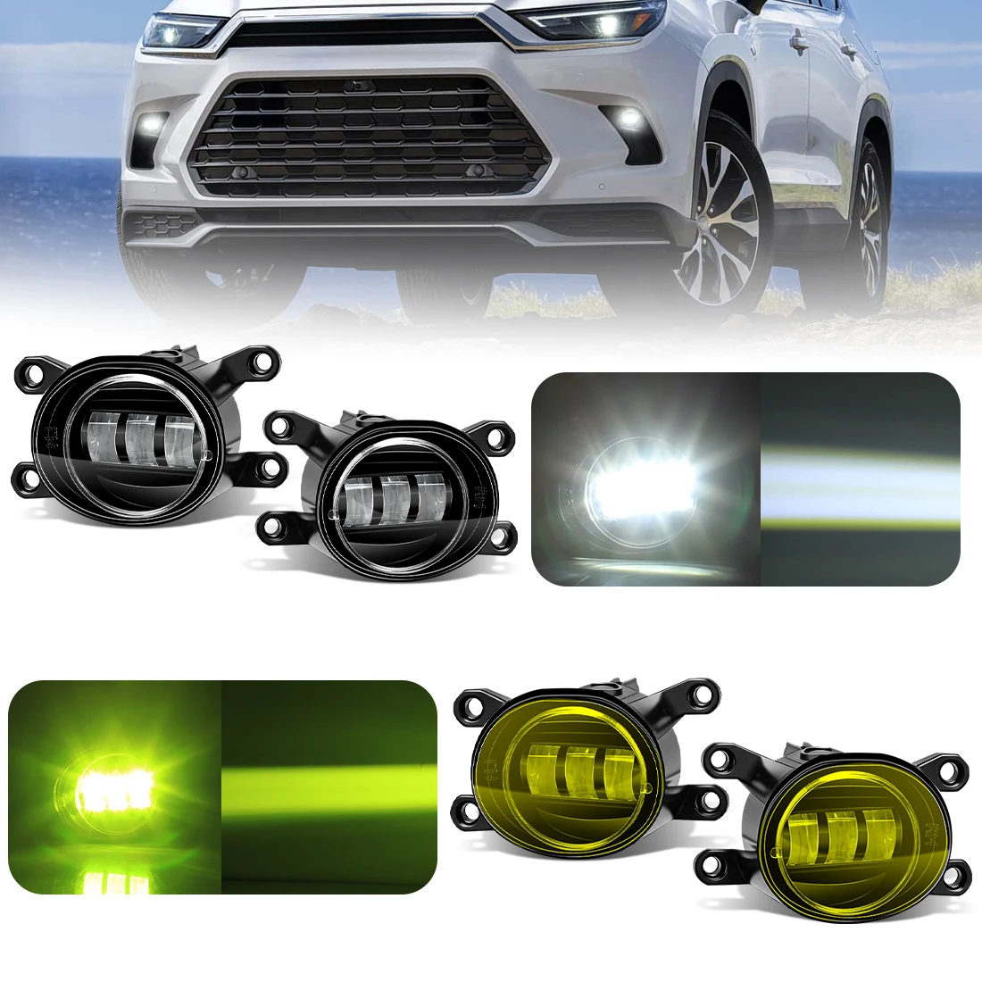 LED Front Fog Light For Toyota Corolla JP HATCHBACK Cross Levin Hilux Revo SR5 AURIS YARIS 2019-2021 Fog Lamp 12V 81210-02200