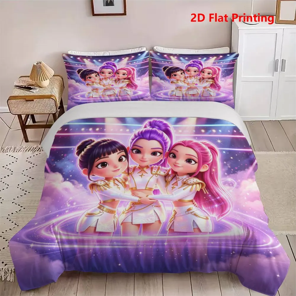 Magic Fantasy Three-Piece Bedding Set Duvet Cover Set Multi Size Quilt Cover Queen Size Bedroom Bedding Decoration Machine Washable Adult Boy Girl Bedroom