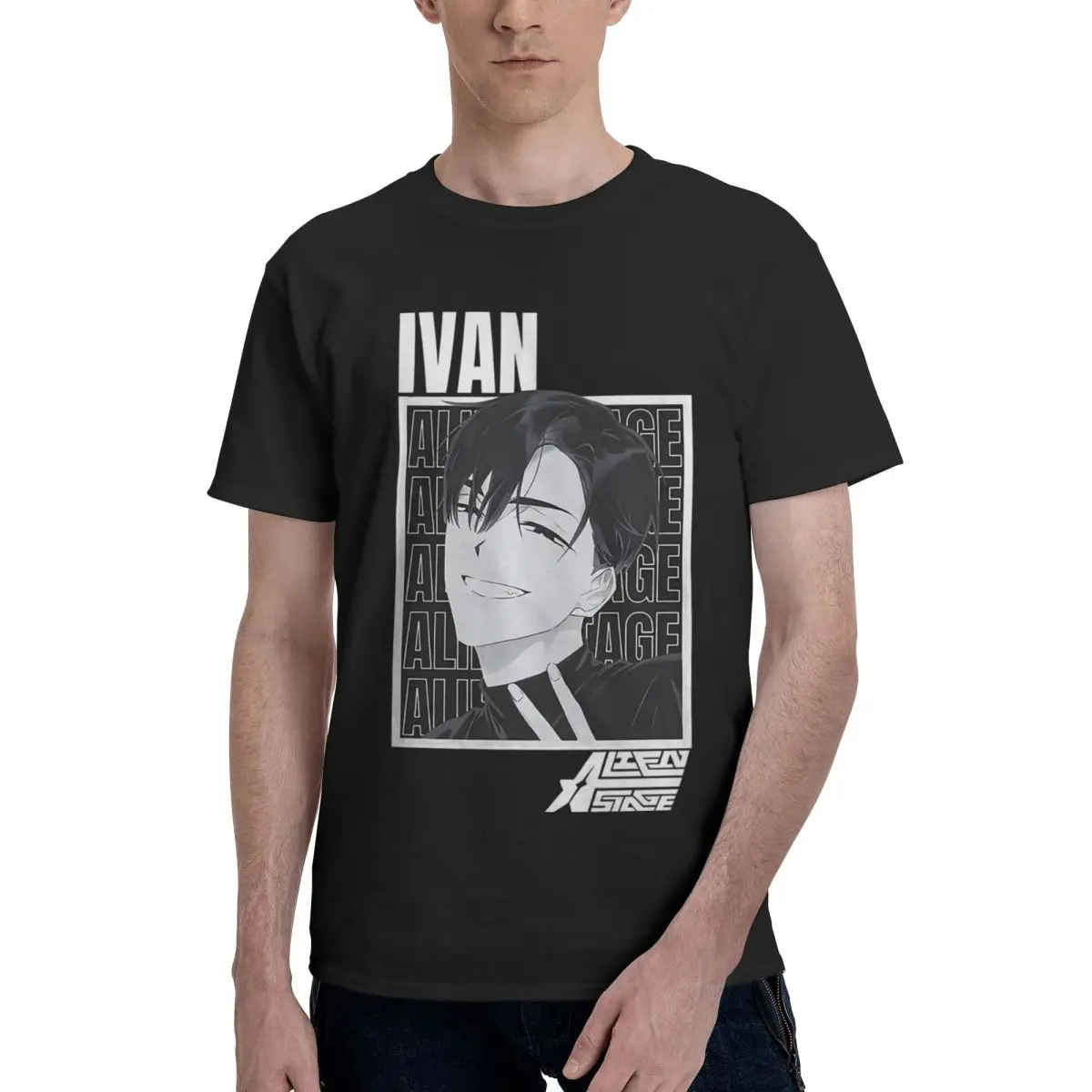 

Ivan Alien Stage 100% Cotton Casual Breathable Confortable Manga High End Men's Clothing Men's Wear