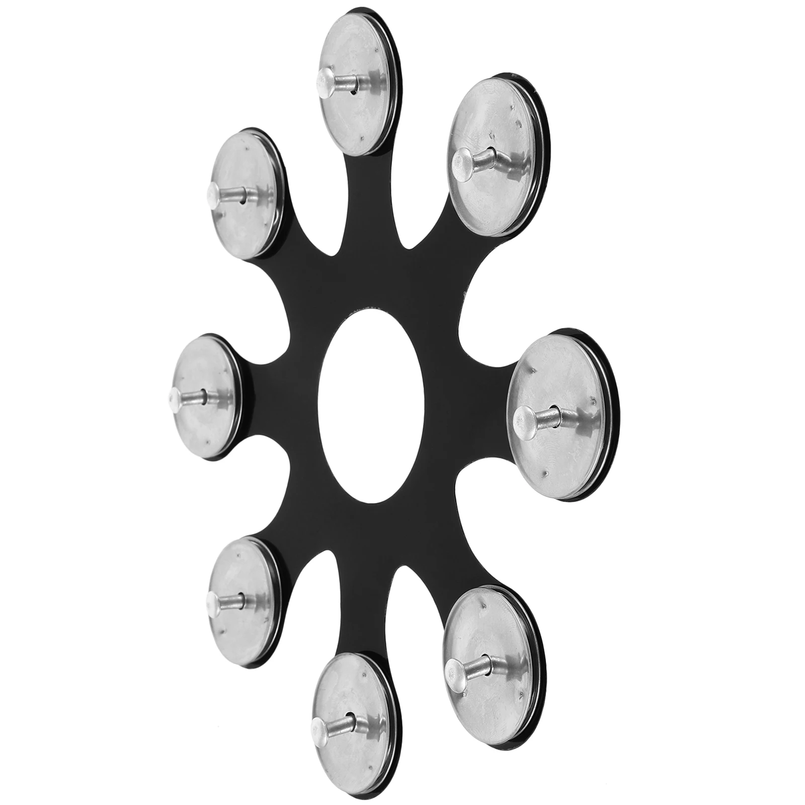 

Rings Cymbals 8-Pcs White Bell Plates for Drum Set Hihat Tambourine Accessories Enhance Tonal Layering Rhythm Expression Popular