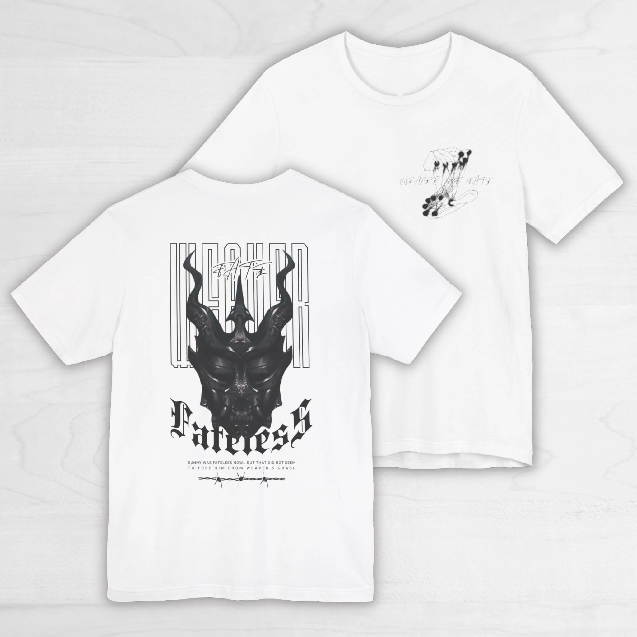 Shadow Slave Weaver of Fate Fateless Printed 2026 Summer T-shirt 100%Cotton Men's Women's Popular Oversized Casual Y2k Tshirt
