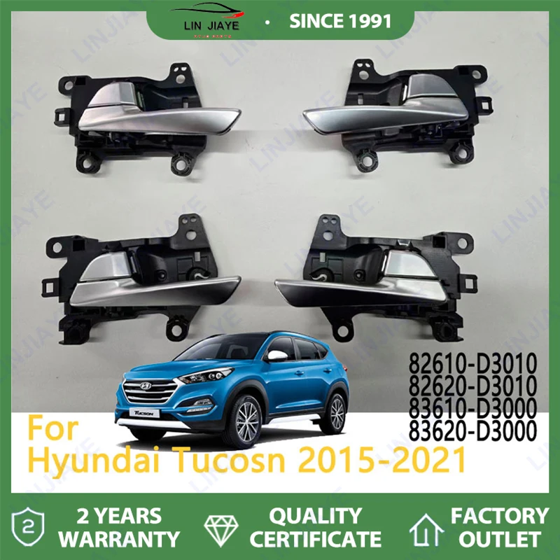 

A81R-Professional Car Front & Rear Inside Door Handle Catch for Hyundai Tucson Ix35 2016-2021 82610-D3010 82620-D3010