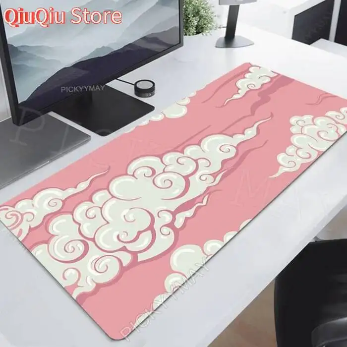 

Gaming Mousepad Art Dragon Large Mouse Mat Big Rubber Base Mouse Pad Purple Deskpad Eyboard Mats Black Secure Grip