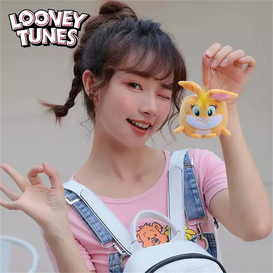 Looney mélodies-Porte-clés Bugs Bunny, jouet en peluche, pendentif oiseau Tweety, porte-clés Lola Bunny, film cancers, clé beurre, cadeau JOToys