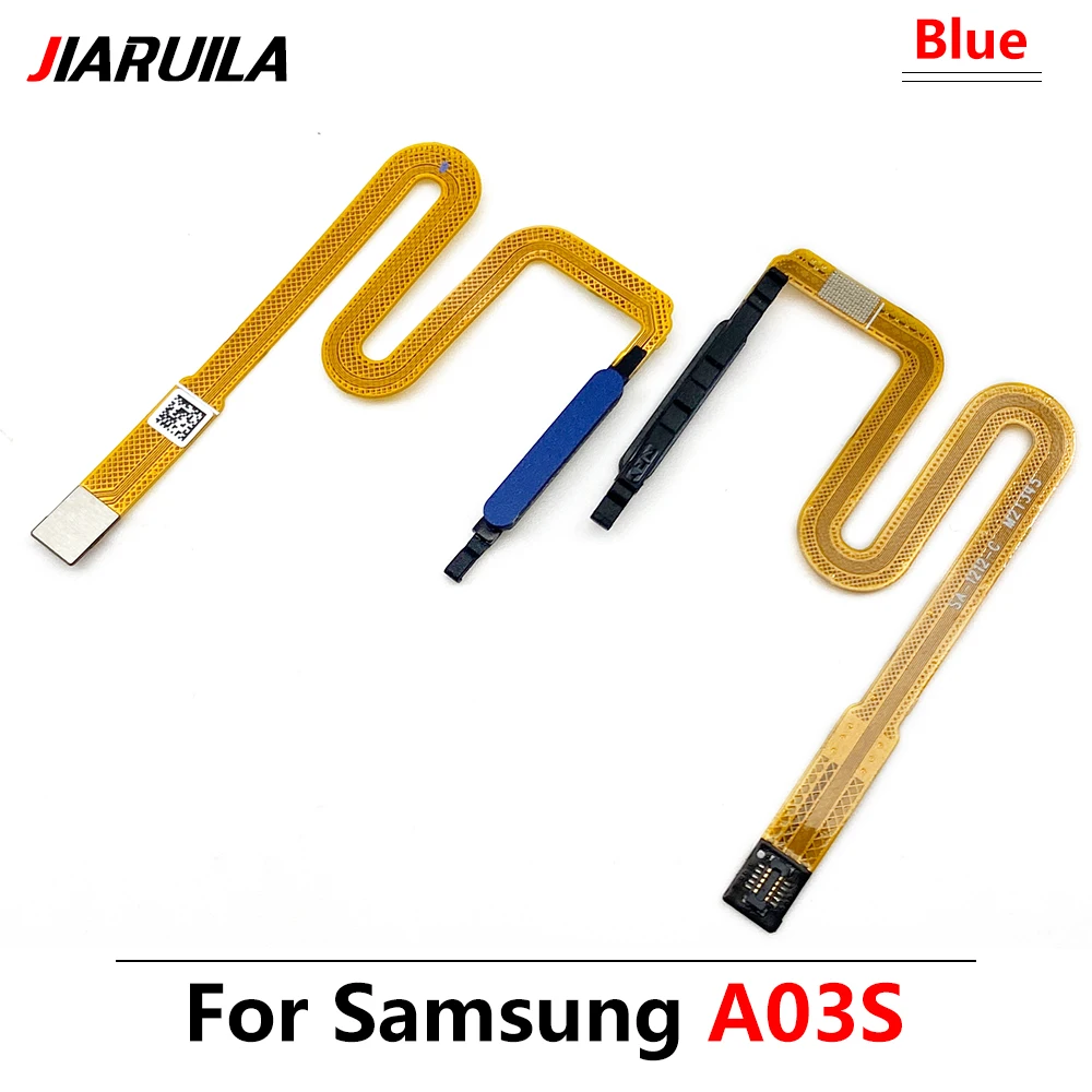 New For Samsung A03S A037F A04s A047F Fingerprint Sensor Home Return Key Menu Button Flex Cable