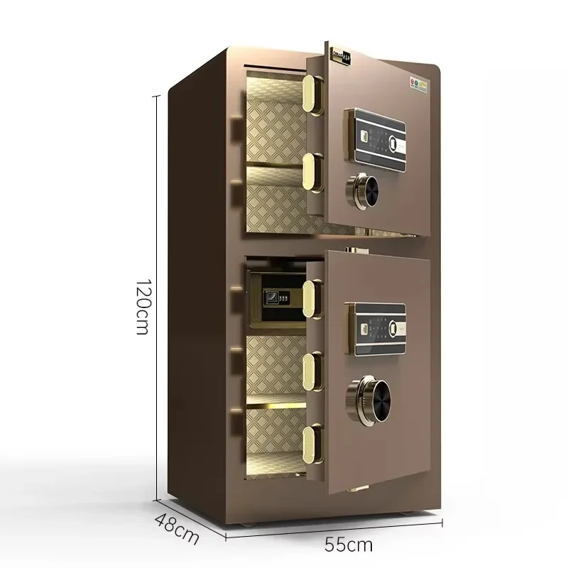 【Fashionable】 Gold Smart High Security Large Steel Home and Business High Grade Digital Electronic Safe