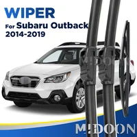 Limpiaparabrisas MIDOON para Subaru Outback MK5 2014-2019 2015 2016 2017 limpiaparabrisas delantero y trasero cepillos de parabrisas 26 ""+ 17"" + 14""