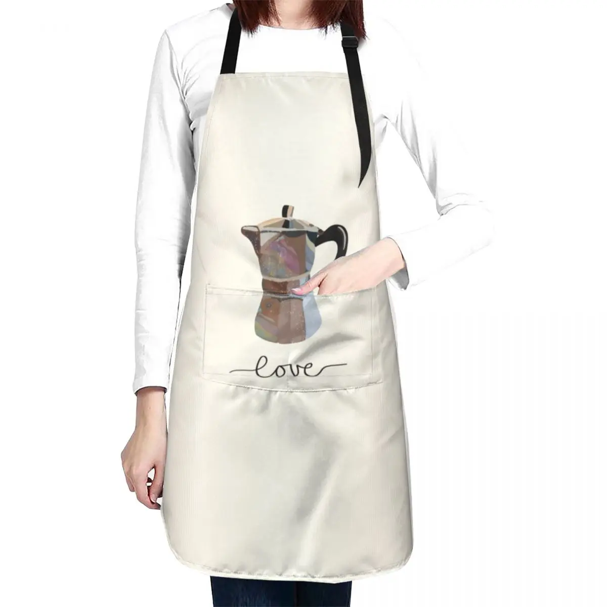 Coffee Lover Coffee Love espresso Apron Women's Kitchen Chef Accessory Apron