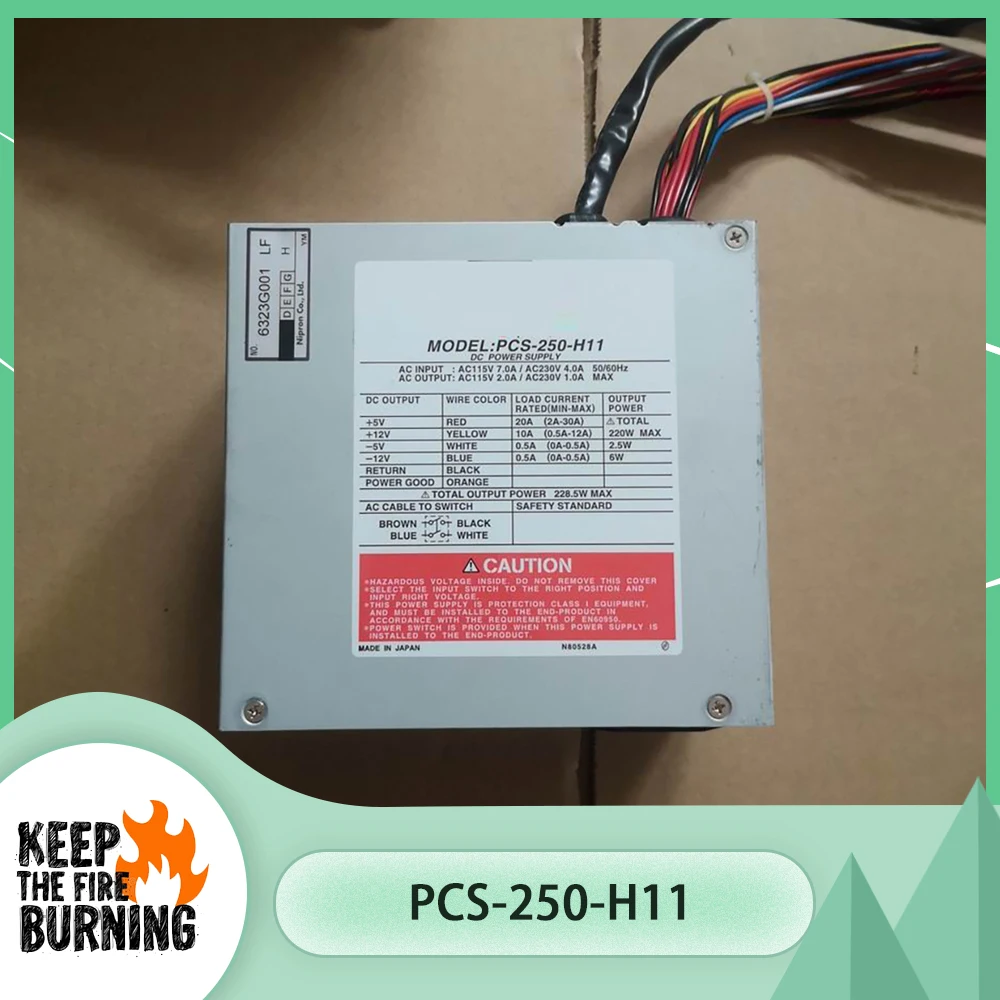

PCS-250-H11 For NIPRON 250W AT Surface Mount Machine Power Supply